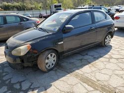 Salvage cars for sale at Hurricane, WV auction: 2007 Hyundai Accent GS