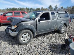 Salvage trucks for sale at Windham, ME auction: 2007 Nissan Frontier King Cab LE