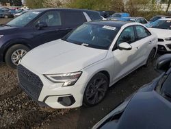 Salvage cars for sale at Woodburn, OR auction: 2023 Audi A3 Premium