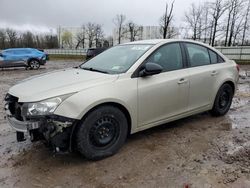 Salvage cars for sale from Copart Central Square, NY: 2013 Chevrolet Cruze LS