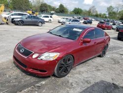 Salvage cars for sale from Copart Madisonville, TN: 2006 Lexus GS 300