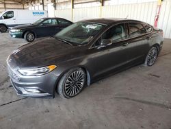 Salvage cars for sale at Phoenix, AZ auction: 2017 Ford Fusion SE