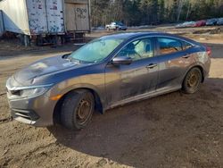 Salvage cars for sale from Copart Montreal Est, QC: 2017 Honda Civic LX