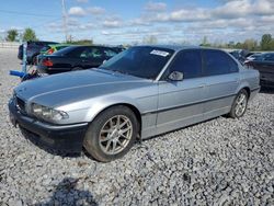 Salvage cars for sale at Wayland, MI auction: 2001 BMW 740 IL