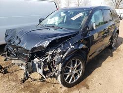 Salvage cars for sale from Copart Elgin, IL: 2018 Dodge Journey GT