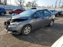 Salvage cars for sale at West Mifflin, PA auction: 2021 Nissan Versa S