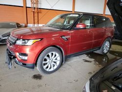 Salvage cars for sale from Copart Rocky View County, AB: 2014 Land Rover Range Rover Sport HSE