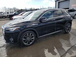 Salvage cars for sale from Copart Duryea, PA: 2019 Infiniti QX50 Essential