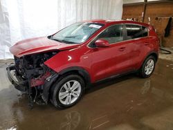 Salvage cars for sale from Copart Ebensburg, PA: 2018 KIA Sportage LX