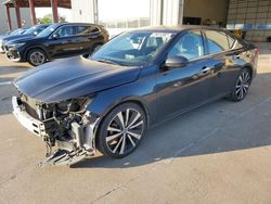 Salvage cars for sale from Copart Wilmer, TX: 2020 Nissan Altima Platinum