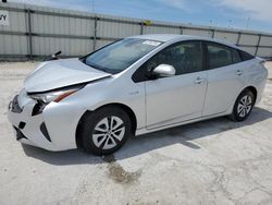 Salvage cars for sale from Copart Walton, KY: 2017 Toyota Prius