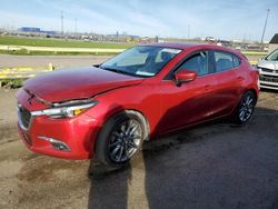 Salvage cars for sale from Copart Woodhaven, MI: 2018 Mazda 3 Grand Touring