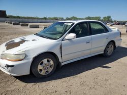 Vehiculos salvage en venta de Copart Kansas City, KS: 2002 Honda Accord EX