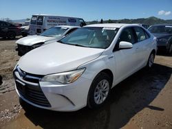 Salvage cars for sale at San Martin, CA auction: 2017 Toyota Camry Hybrid