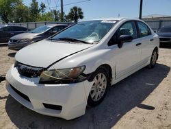 Honda salvage cars for sale: 2010 Honda Civic VP