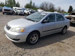 Salvage cars for sale from Copart Portland, OR: 2007 Toyota Corolla CE