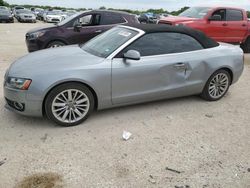 Salvage cars for sale at San Antonio, TX auction: 2011 Audi A5 Premium Plus