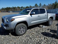 Salvage cars for sale at Windham, ME auction: 2018 Toyota Tacoma Double Cab