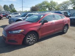 Salvage cars for sale from Copart Moraine, OH: 2016 Ford Fusion S
