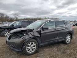 Salvage cars for sale at Des Moines, IA auction: 2014 Honda CR-V EXL