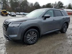 Salvage cars for sale at Mendon, MA auction: 2022 Nissan Pathfinder SV