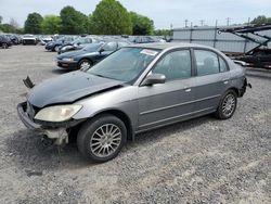 Salvage cars for sale from Copart Mocksville, NC: 2005 Honda Civic EX