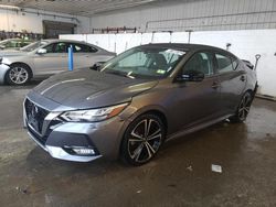 Salvage cars for sale at Candia, NH auction: 2021 Nissan Sentra SR