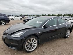 2018 Tesla Model 3 en venta en Houston, TX