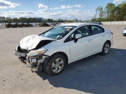 Salvage cars for sale at Dunn, NC auction: 2014 Honda Civic LX