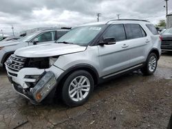 Salvage cars for sale at Chicago Heights, IL auction: 2016 Ford Explorer XLT