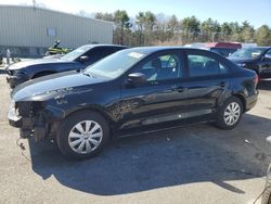 Salvage cars for sale at Exeter, RI auction: 2014 Volkswagen Jetta Base