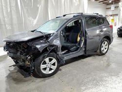 Salvage cars for sale at Leroy, NY auction: 2013 Toyota Rav4 XLE