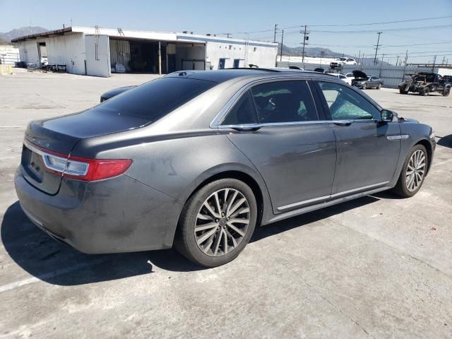 2017 Lincoln Continental Select