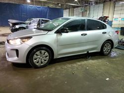 Salvage cars for sale at Woodhaven, MI auction: 2018 KIA Rio LX