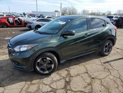Salvage cars for sale at Woodhaven, MI auction: 2018 Honda HR-V EX