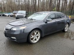 Salvage cars for sale at East Granby, CT auction: 2012 Acura TL