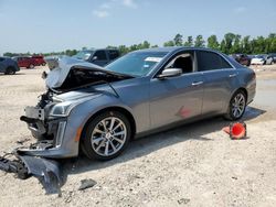 Salvage cars for sale at Houston, TX auction: 2018 Cadillac CTS