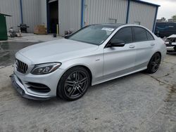 Salvage cars for sale at Tulsa, OK auction: 2016 Mercedes-Benz C 450 4matic AMG