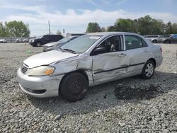 Vehiculos salvage en venta de Copart Mebane, NC: 2006 Toyota Corolla CE