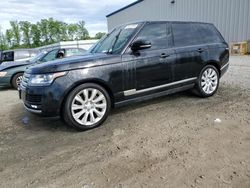 Salvage cars for sale from Copart Spartanburg, SC: 2015 Land Rover Range Rover Supercharged