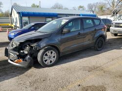 Salvage cars for sale at Wichita, KS auction: 2015 Ford Escape S