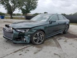 Salvage cars for sale at Orlando, FL auction: 2017 Audi A4 Prestige