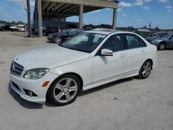 Salvage cars for sale from Copart West Palm Beach, FL: 2010 Mercedes-Benz C300