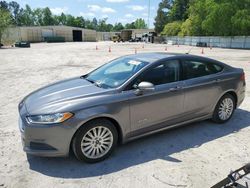 Salvage cars for sale at Knightdale, NC auction: 2013 Ford Fusion SE Hybrid