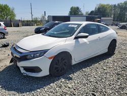 Salvage cars for sale at Mebane, NC auction: 2018 Honda Civic LX