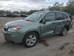 Salvage cars for sale from Copart Ellwood City, PA: 2016 Subaru Forester 2.5I Limited