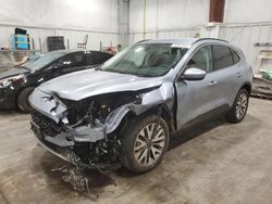 Salvage cars for sale at Milwaukee, WI auction: 2022 Ford Escape Titanium