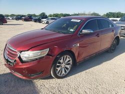 Vehiculos salvage en venta de Copart San Antonio, TX: 2016 Ford Taurus Limited