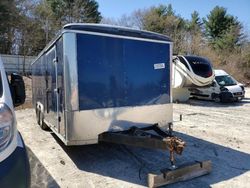 Salvage trucks for sale at Mendon, MA auction: 2020 Rugz Trailer