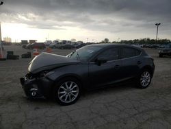 Salvage cars for sale at Indianapolis, IN auction: 2016 Mazda 3 Touring